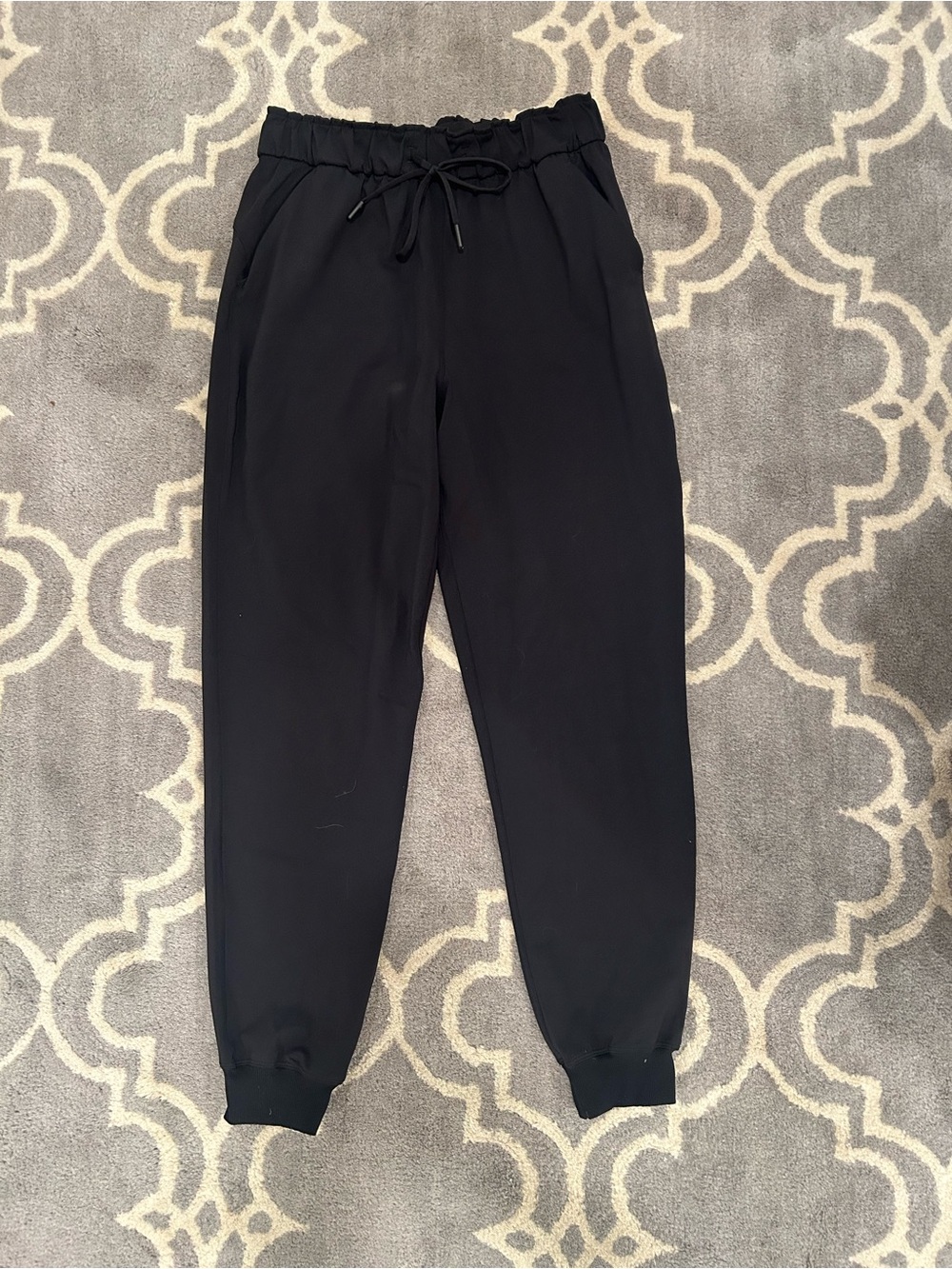 lululemon athletica Black Drawcord Joggers